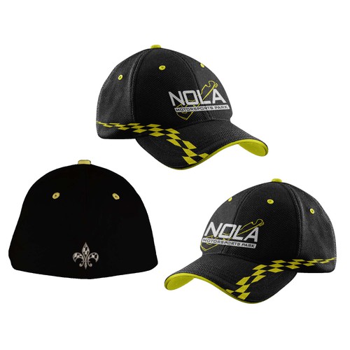 Fitted cap design needed for NOLA Motorsports Park!