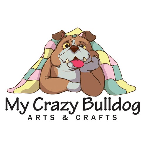 My Crazy Bulldog - fun, simple and happy, with lots of creativity. (Patchwork)