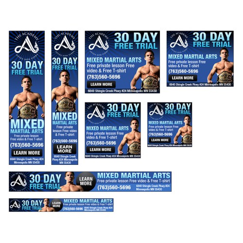 Create the next banner ad for The Academy