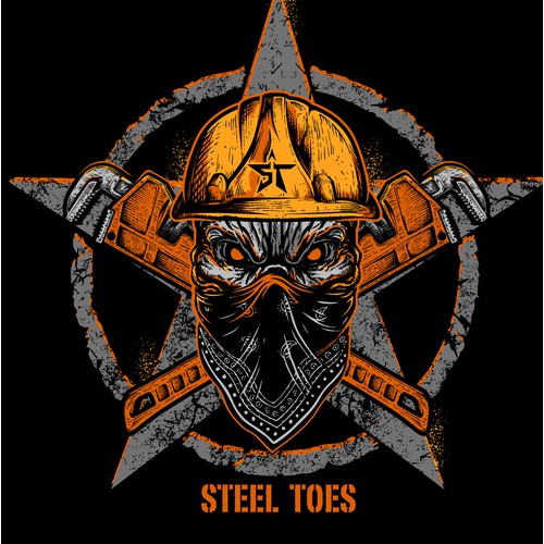 T-shirt deign  for Steel Toes