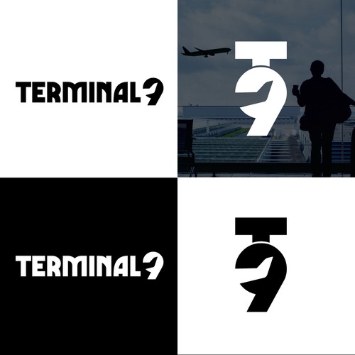airport terminal logo