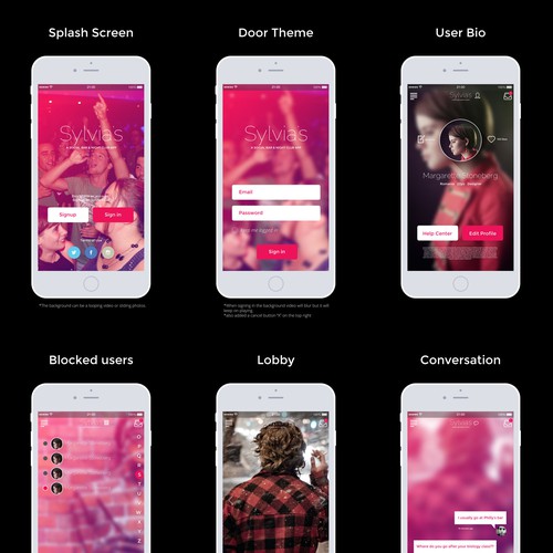 App design for Sylvia's