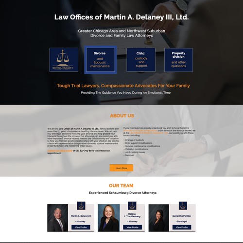 Attorney site design