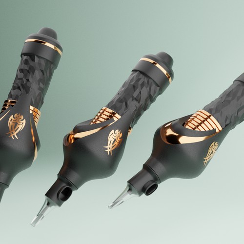 Tattoo pen design (concept and 3D cad file)