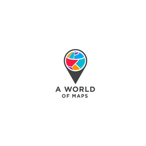 logo for a site of maps from all over the world