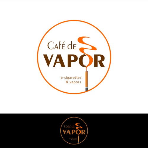 Create the next logo for Cafe´ De Vapor