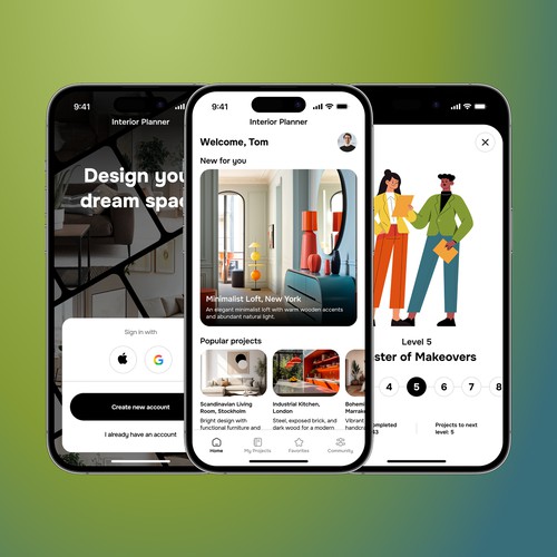 Interior Planner · App Design