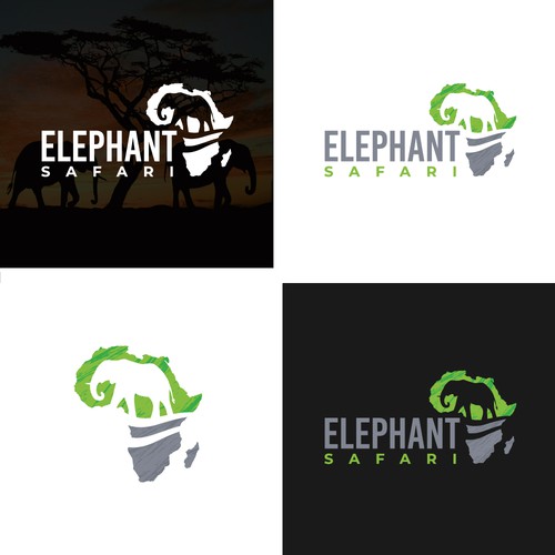 modern logo for safari