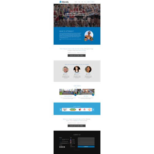homepage design