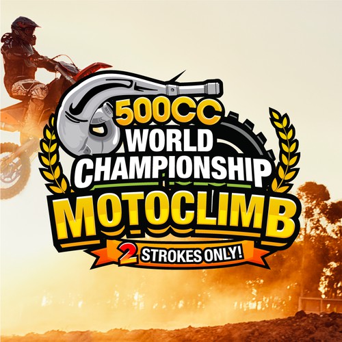 500 cc World championship Motoclimb logo