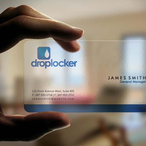 Bussiness Card Concept For Droplocker