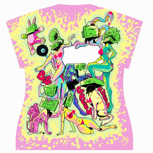 Limited Edition T-Shirt Design For Big Green Cherry