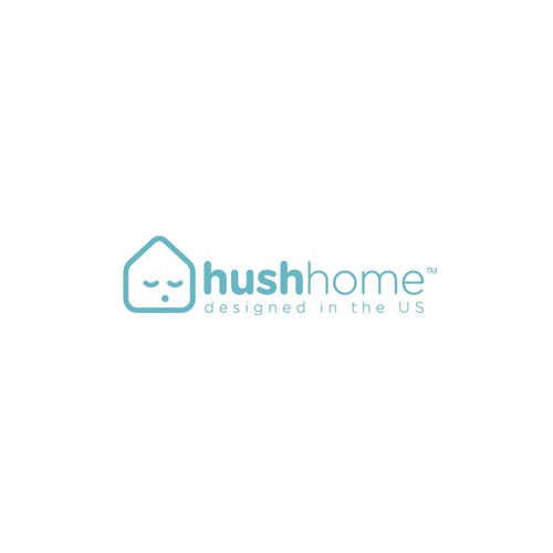 logo for hush home