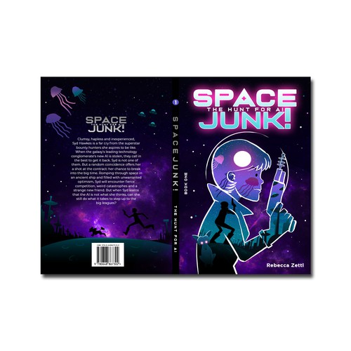 Book cover, SpaceJunk! vol.1 by Rebecca Zettl