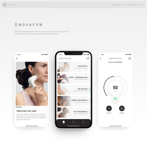 NOVAFON App Design