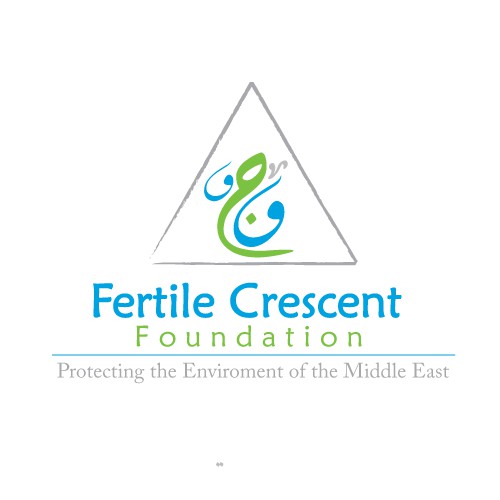Create a logo for an environmental organization working in Iraq and the Middle East