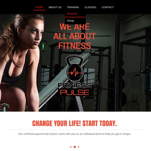 Fitness Logo & Hosted Website