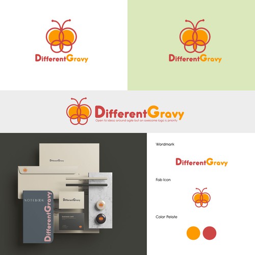 Different Gravy Logo Design | Concept 3