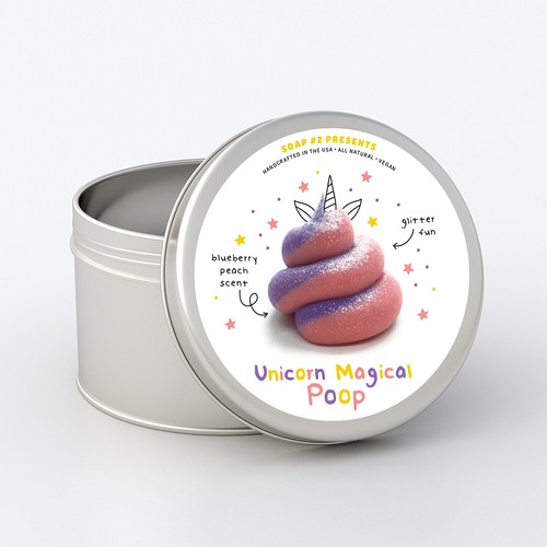 Unicorn vector illustration packaging design