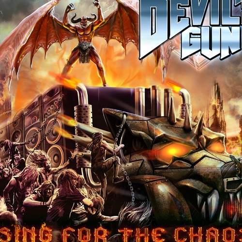 Metal band cover album