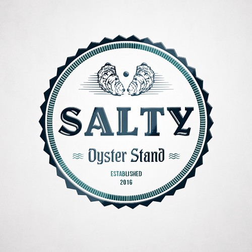 Salty Oyster restaurant logo