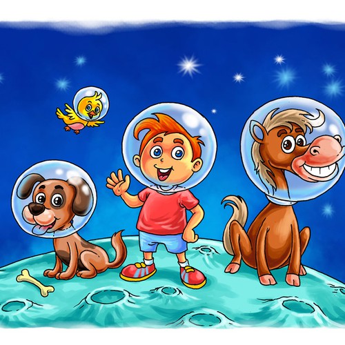Illustration for animal website