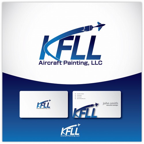 AIRCRAFT PAINTING COMPANY LOGO - FUN LOGO BUT CORPORATE LOOK TOO