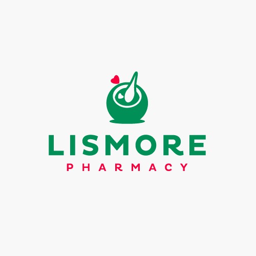 Bold logo proposal for a community pharmacy.