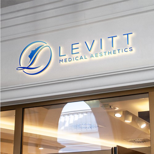 logo concept for levitt med aesthetics