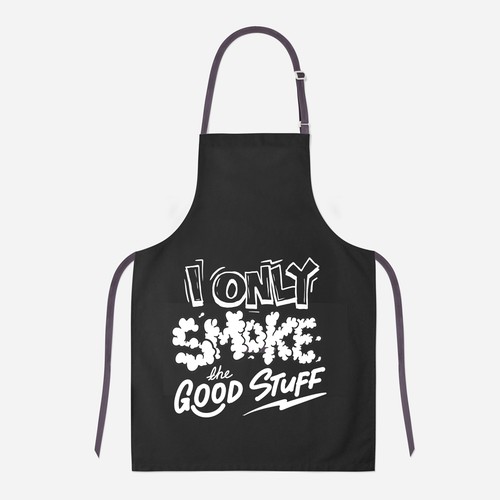 Funny Apron Typography Design