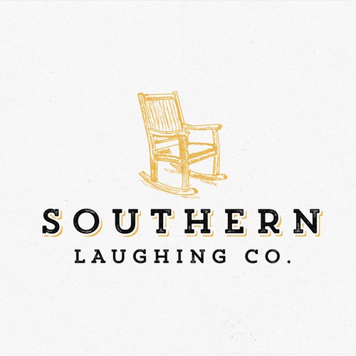 Unique vintage logo for Southern Laughing Company