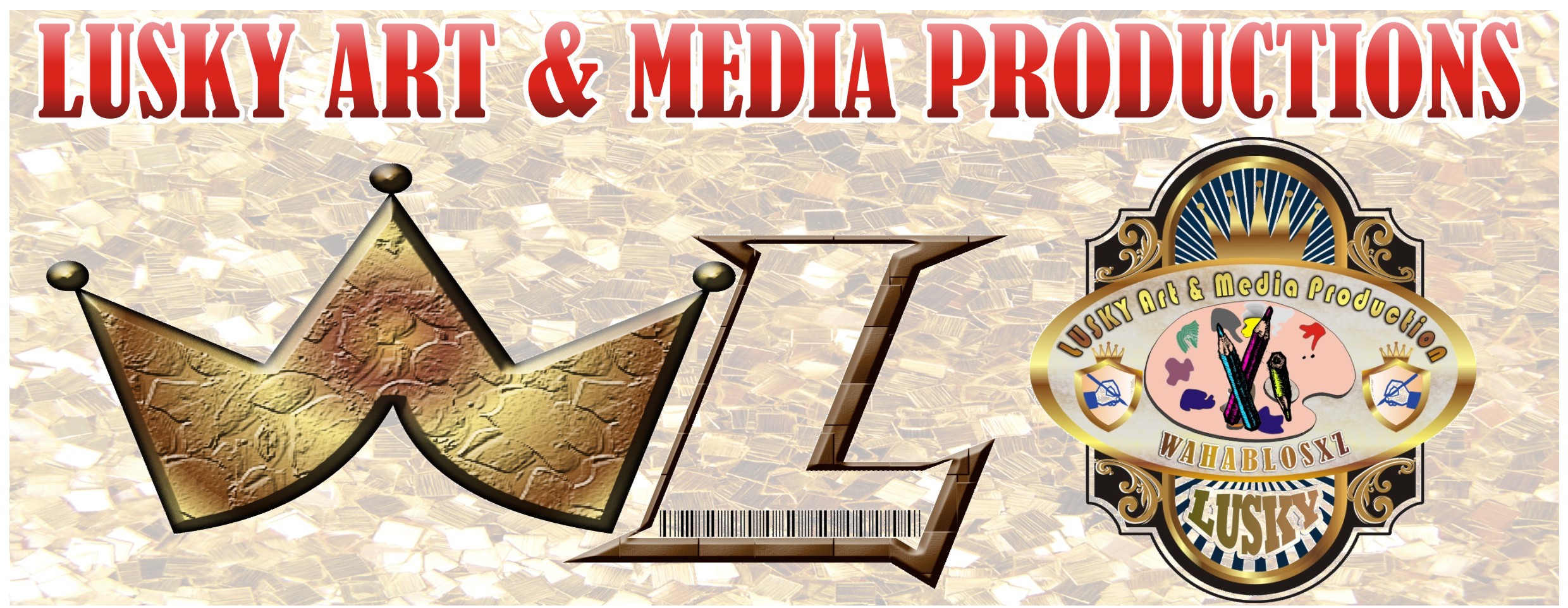 99Designs banner for @luskyart