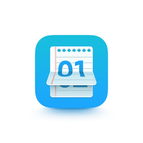 Word Count Notepad App Icon