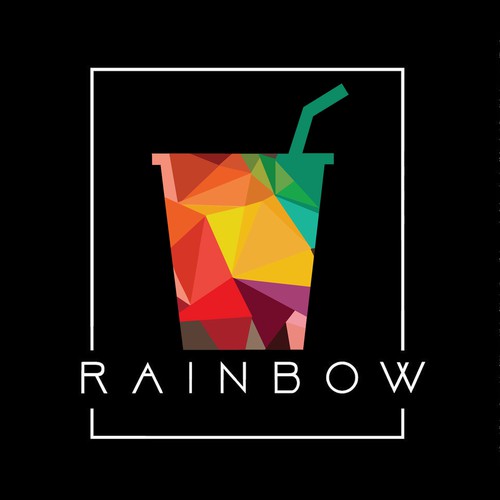 Rainbow juice & Bar shop logo