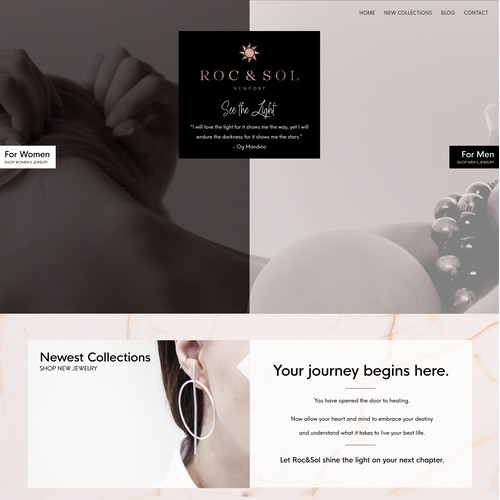 Jewelry Website Design