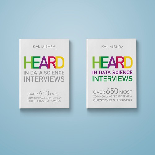 "Heard In Data Science Interviews" Book Cover 