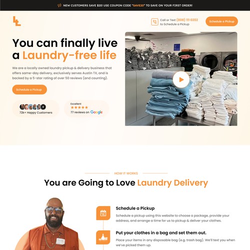 Landing Page Design