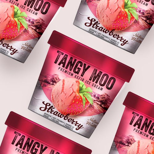 Tangy moo Kefir ice cream