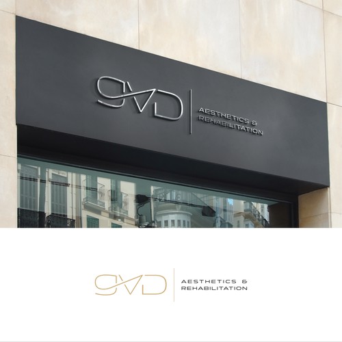 Modern and Striking logo design for GV Dental Aesthetics and Rehabilitation