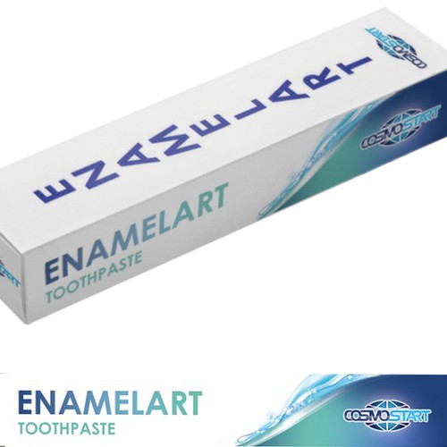 Toothpaste packaging design box