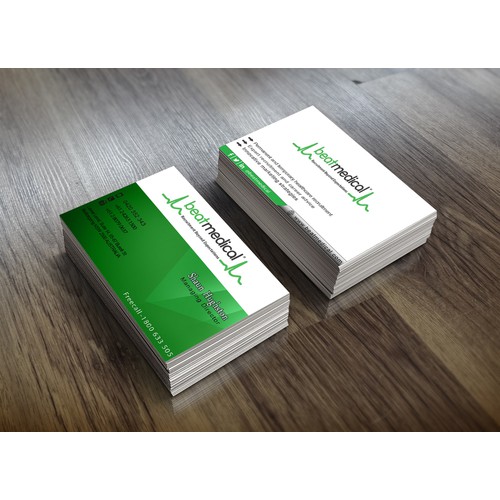 Business Card Design for Healthcare Recruitment Company