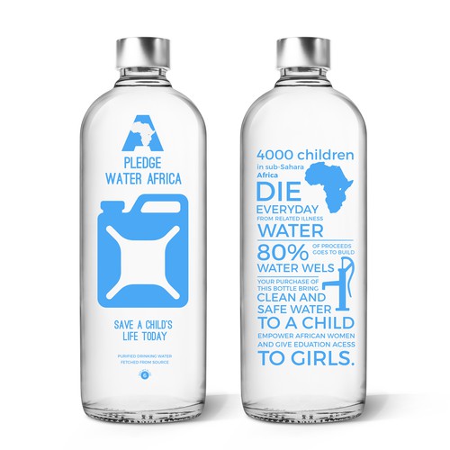 Label for water bottle