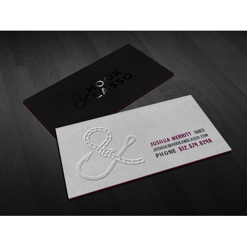 Turn Hook & Lasso's new logo into a brilliant business card