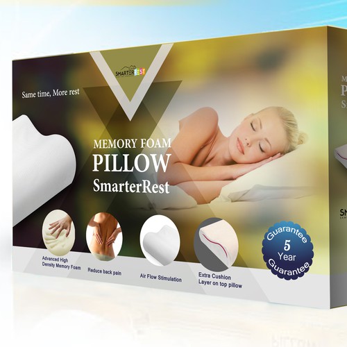 Packaging for SmarterRest (smart pillows)