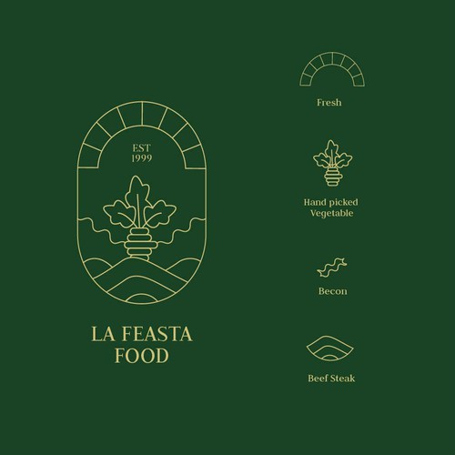 Logo for a restaurant