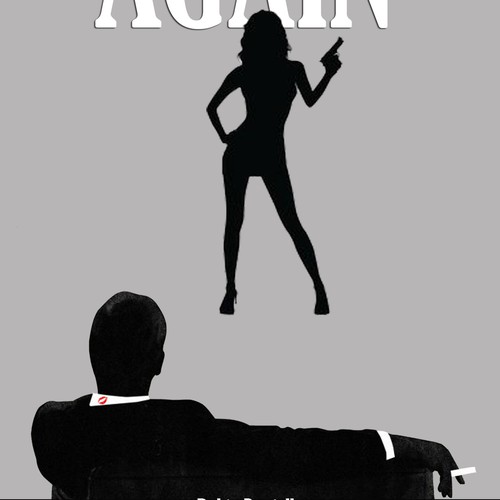 Create a tantalizing book cover for the sequel "Trust Me Not Again"