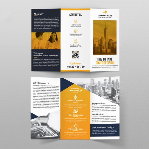 Corporate brochure design