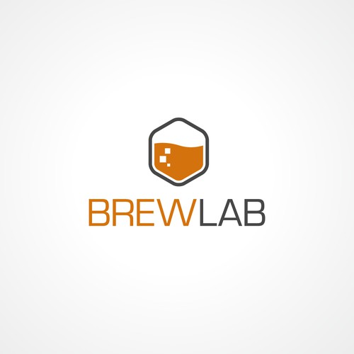 Create a modern logo for a high tech nanobrewery