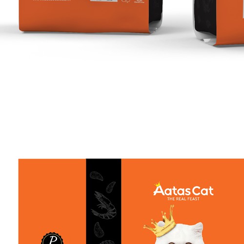 Cat food packaging 