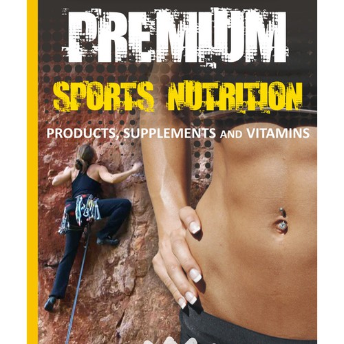 Magazine Ad designs for online sports nutrition store